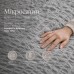 Комплект постільної білизни Cloud Dream, полуторний, мікросатин жатка, сіро-бежевий, в подарунковій упаковці, ТМ IDEIA