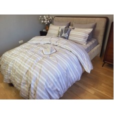 Комплект постільної білизни Домінік бежевий Turkish Cotton 100% Бавовна Комфорт-текстиль Комплект постільної білизни Домінік бежевий Turkish Cotton 100% Бавовна Комфорт-текстиль