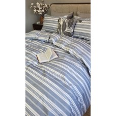 Комплект постільної білизни Домінік блакитний Turkish Cotton 100% Бавовна Комфорт-текстиль Комплект постільної білизни Домінік блакитний Turkish Cotton 100% Бавовна Комфорт-текстиль