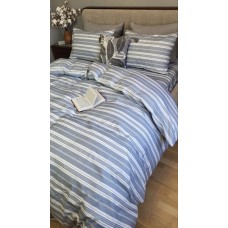Комплект постільної білизни Домінік блакитний Turkish Cotton 100% Бавовна Комфорт-текстиль Комплект постільної білизни Домінік блакитний Turkish Cotton 100% Бавовна Комфорт-текстиль