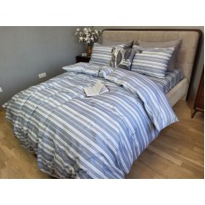 Комплект постільної білизни Домінік блакитний Turkish Cotton 100% Бавовна Комфорт-текстиль Комплект постільної білизни Домінік блакитний Turkish Cotton 100% Бавовна Комфорт-текстиль