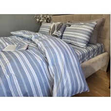 Комплект постільної білизни Домінік блакитний Turkish Cotton 100% Бавовна Комфорт-текстиль Комплект постільної білизни Домінік блакитний Turkish Cotton 100% Бавовна Комфорт-текстиль