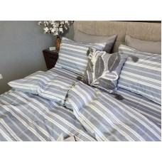 Комплект постільної білизни Домінік блакитний Turkish Cotton 100% Бавовна Комфорт-текстиль Комплект постільної білизни Домінік блакитний Turkish Cotton 100% Бавовна Комфорт-текстиль