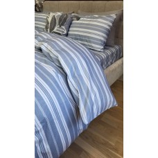 Комплект постільної білизни Домінік блакитний Turkish Cotton 100% Бавовна Комфорт-текстиль Комплект постільної білизни Домінік блакитний Turkish Cotton 100% Бавовна Комфорт-текстиль