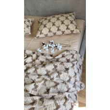 Комплект постільної білизни Серпанок беж, GOFRE DUO