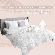 Комплект постільної білизни Cloud Dream, євро, мікросатин жатка, білий, ТМ IDEIA