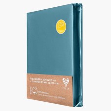 Комплект постільної білизни євро, підковдра 200 x 220 см та 2 наволочки 50 x 70 см, преміум сатин, м’ята, ТМ IDEIA Комплект постільної білизни євро, підковдра 200 x 220 см та 2 наволочки 50 x 70 см, преміум сатин, м’ята, ТМ IDEIA