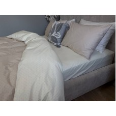Комплект постільної білизни Горошки, Turkish Cotton, ТМ Комфорт-текстиль Комплект постільної білизни Горошки, Turkish Cotton, ТМ Комфорт-текстиль