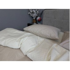 Комплект постільної білизни Горошки, Turkish Cotton, ТМ Комфорт-текстиль Комплект постільної білизни Горошки, Turkish Cotton, ТМ Комфорт-текстиль