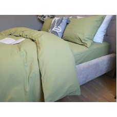 Комплект постільної білизни Green, Варена бавовна LUXURY, ТМ Комфорт-текстиль
