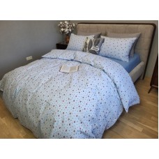 Комплект постільної білизни Крапо, Ранфорс Гофре Duo Loft, 100% Бавовна, ТМ Комфорт-текстиль Комплект постільної білизни Крапо, Ранфорс Гофре Duo Loft, 100% Бавовна, ТМ Комфорт-текстиль