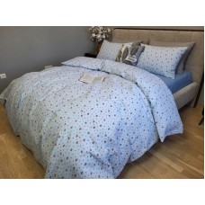 Комплект постільної білизни Крапо, Ранфорс Гофре Duo Loft, 100% Бавовна, ТМ Комфорт-текстиль Комплект постільної білизни Крапо, Ранфорс Гофре Duo Loft, 100% Бавовна, ТМ Комфорт-текстиль