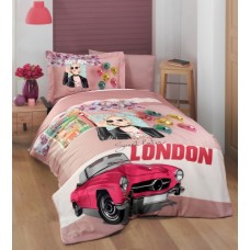 Комплект постільної білизни London, Сатин 3D-Digital, підлітковий, ТМ First Choice