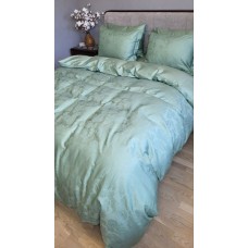 Комплект постільної білизни Paisley Green, Сатин Жаккард, ТМ Комфорт-текстиль