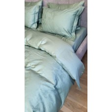 Комплект постільної білизни Paisley Green, Сатин Жаккард, ТМ Комфорт-текстиль
