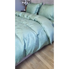 Комплект постільної білизни Paisley Green, Сатин Жаккард, ТМ Комфорт-текстиль