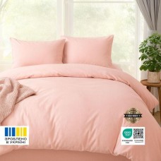 Комплект постільної білизни Tropical Dream, Мікросатин, полуторний, в подарунковій упаковці, пудра, ТМ IDEIA