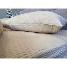 Комплект постільної білизни Satin GOFRE Жатка, бежевий