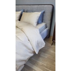 Комплект постільної білизни Satin GOFRE Жатка, бежевий