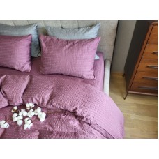Комплект постільної білизни Satin GOFRE Жатка, фіолетовий