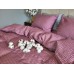 Комплект постільної білизни Satin GOFRE Жатка, фіолетовий