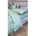 Комплект постільної білизни Satin GOFRE Жатка, полин