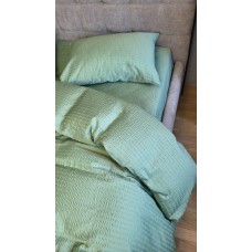 Комплект постільної білизни Satin GOFRE Жатка, полин