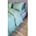 Комплект постільної білизни Satin GOFRE Жатка, полин