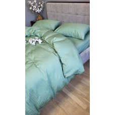Комплект постільної білизни Satin GOFRE Жатка, полин