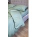 Комплект постільної білизни Satin GOFRE Жатка, полин