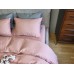 Комплект постільної білизни Satin GOFRE Жатка, пудра