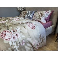 Комплект постільної білизни Сатин Premium Queen Комфорт-текстиль