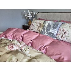 Комплект постільної білизни Сатин Premium Queen Комфорт-текстиль
