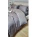 Комплект постільної білизни Sguare Dark Grey, Сатин JACQUARD, ТМ Комфорт-текстиль