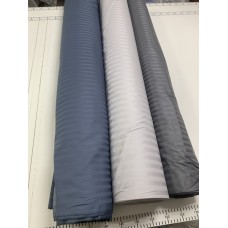 Комплект постільної білизни Страйп сатин LUX LIGHT GREY, смужка 1 см., 100% Бавовна, світло-сірий, Комфорт-текстиль