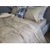 Комплект постільної білизни Tiara Beige, Сатин Жаккард, ТМ Комфорт-текстиль