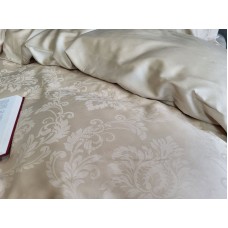 Комплект постільної білизни Tiara Beige, Сатин Жаккард, ТМ Комфорт-текстиль