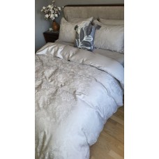 Комплект постільної білизни Tiara Grey, Сатин JACQUARD, ТМ Комфорт-текстиль