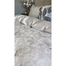 Комплект постільної білизни Tiara Grey, Сатин JACQUARD, ТМ Комфорт-текстиль
