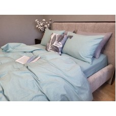 Комплект постільної білизни Варена бавовна, Cyan Washed Cotton W1291 Комплект постільної білизни Варена бавовна, Cyan Washed Cotton W1291