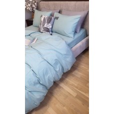 Комплект постільної білизни Варена бавовна, Cyan Washed Cotton W1291 Комплект постільної білизни Варена бавовна, Cyan Washed Cotton W1291