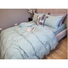 Комплект постільної білизни Варена бавовна, Cyan Washed Cotton W1291 Комплект постільної білизни Варена бавовна, Cyan Washed Cotton W1291