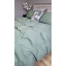 Комплект постільної білизни Варена бавовна, Forest Green Washed Cotton W1151 Комплект постільної білизни Варена бавовна, Forest Green Washed Cotton W1151