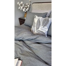 Комплект постільної білизни Варена бавовна, Graphite Washed Cotton W1141 Комплект постільної білизни Варена бавовна, Graphite Washed Cotton W1141