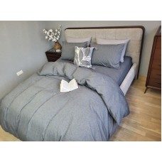 Комплект постільної білизни Варена бавовна, Graphite Washed Cotton W1141 Комплект постільної білизни Варена бавовна, Graphite Washed Cotton W1141