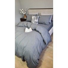 Комплект постільної білизни Варена бавовна, Graphite Washed Cotton W1141 Комплект постільної білизни Варена бавовна, Graphite Washed Cotton W1141