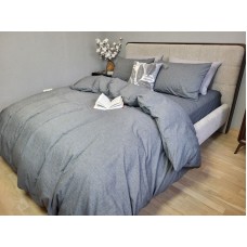 Комплект постільної білизни Варена бавовна, Graphite Washed Cotton W1141