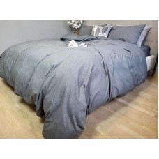 Комплект постільної білизни Варена бавовна, Graphite Washed Cotton W1141 Комплект постільної білизни Варена бавовна, Graphite Washed Cotton W1141