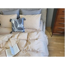 Комплект постільної білизни Варена бавовна, Latte Washed Cotton W1121 Комплект постільної білизни Варена бавовна, Latte Washed Cotton W1121