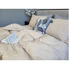 Комплект постільної білизни Варена бавовна, Latte Washed Cotton W1121 Комплект постільної білизни Варена бавовна, Latte Washed Cotton W1121